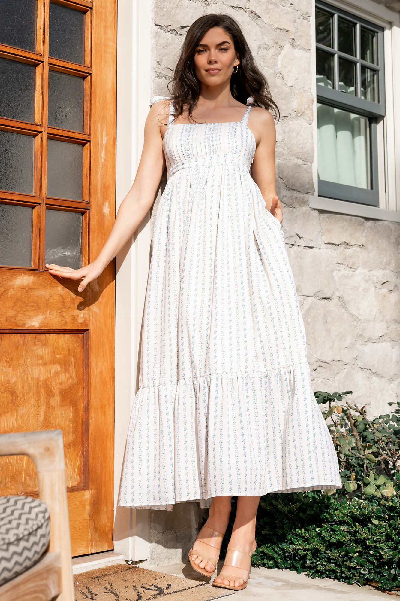 Kennie Maxi Dress | Cream Multi Floral - Meetpaco