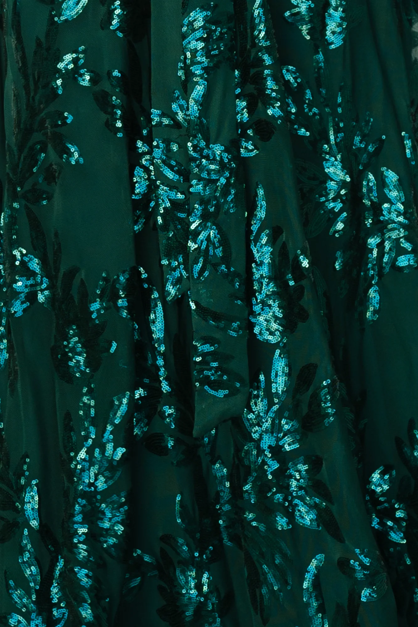 Fabric Swatch - Muse Sequin | Emerald - Meetpaco