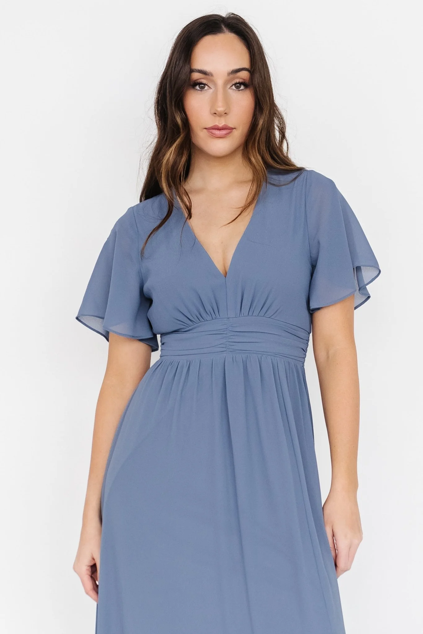 Fabric Swatch - Ramona Chiffon | Whisper Blue - Meetpaco