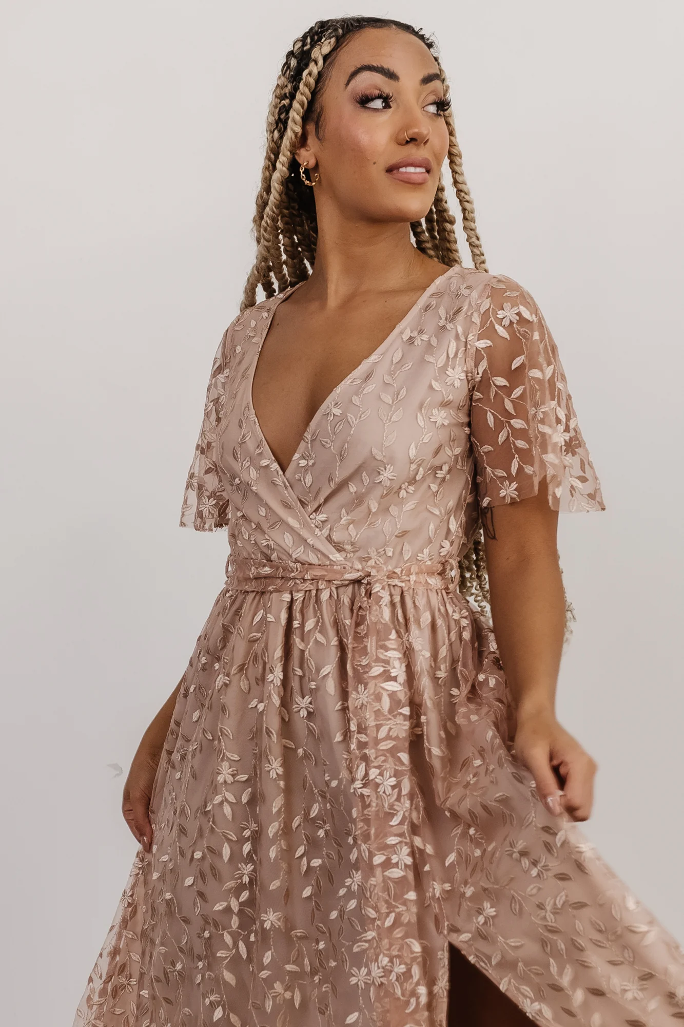 Fabric Swatch - Marseille Embossed | Champagne - Meetpaco