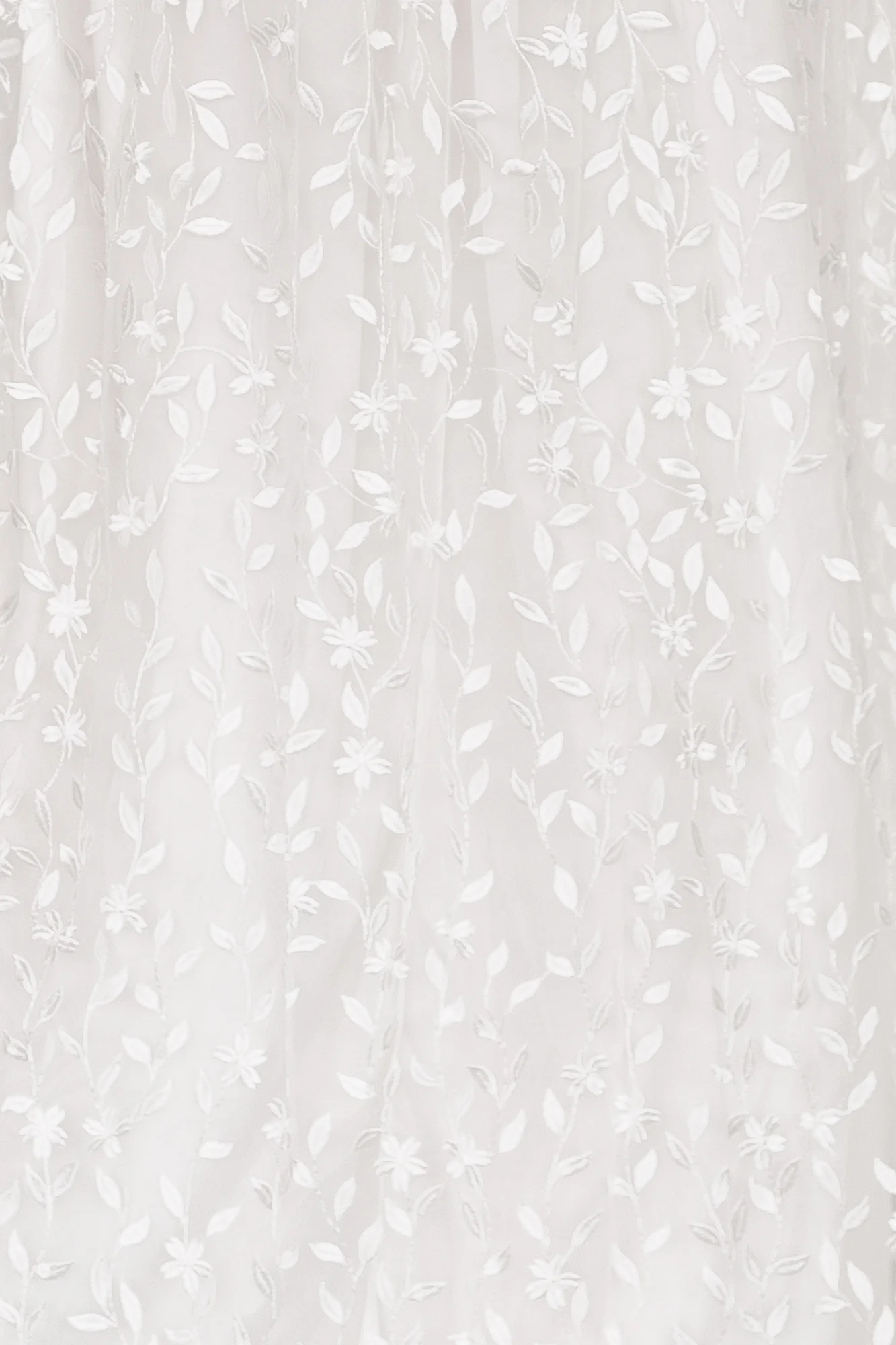 Fabric Swatch - Marseille Embossed | White - Meetpaco
