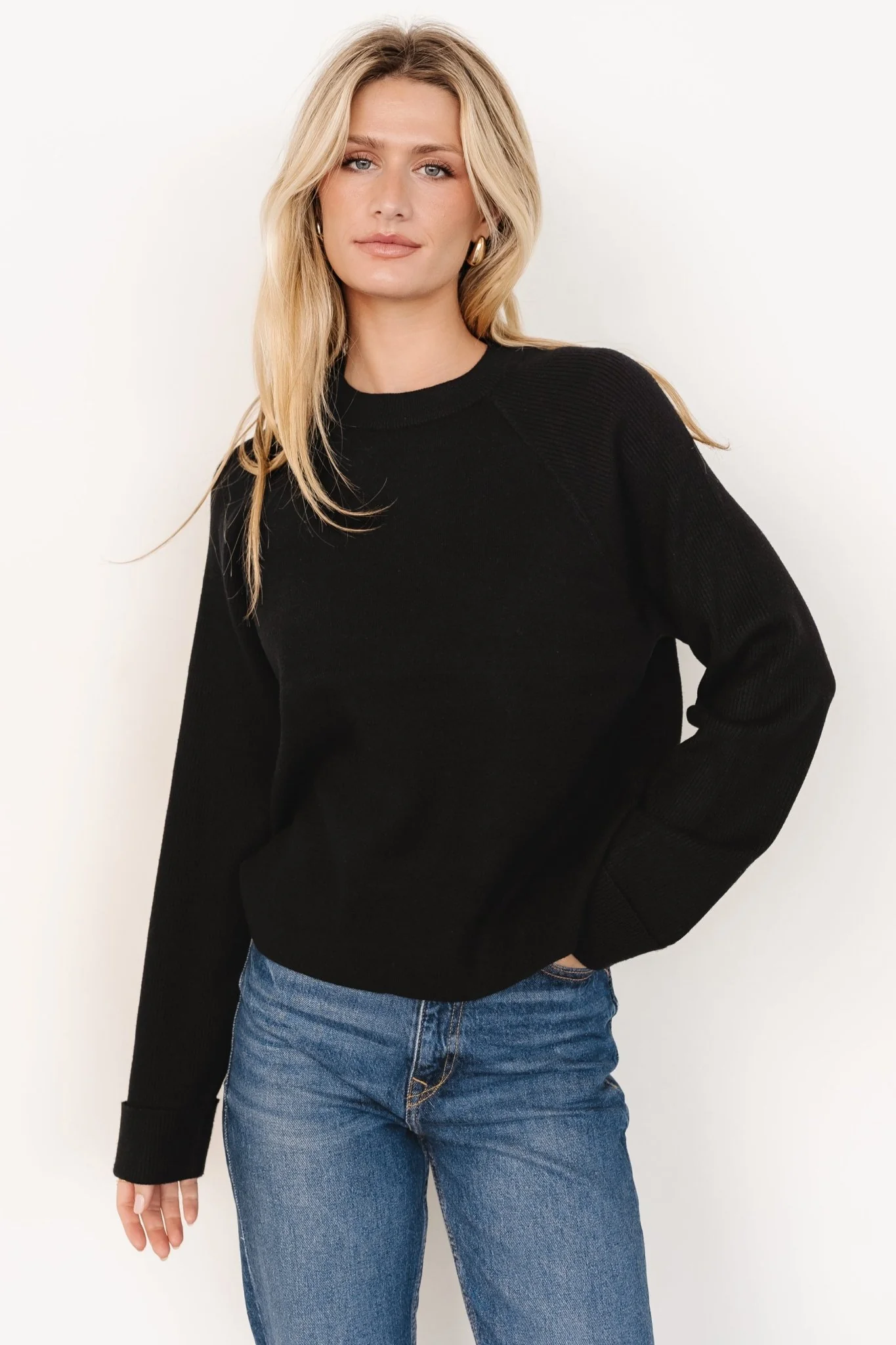 Helena Knit Sweater | Black - Meetpaco