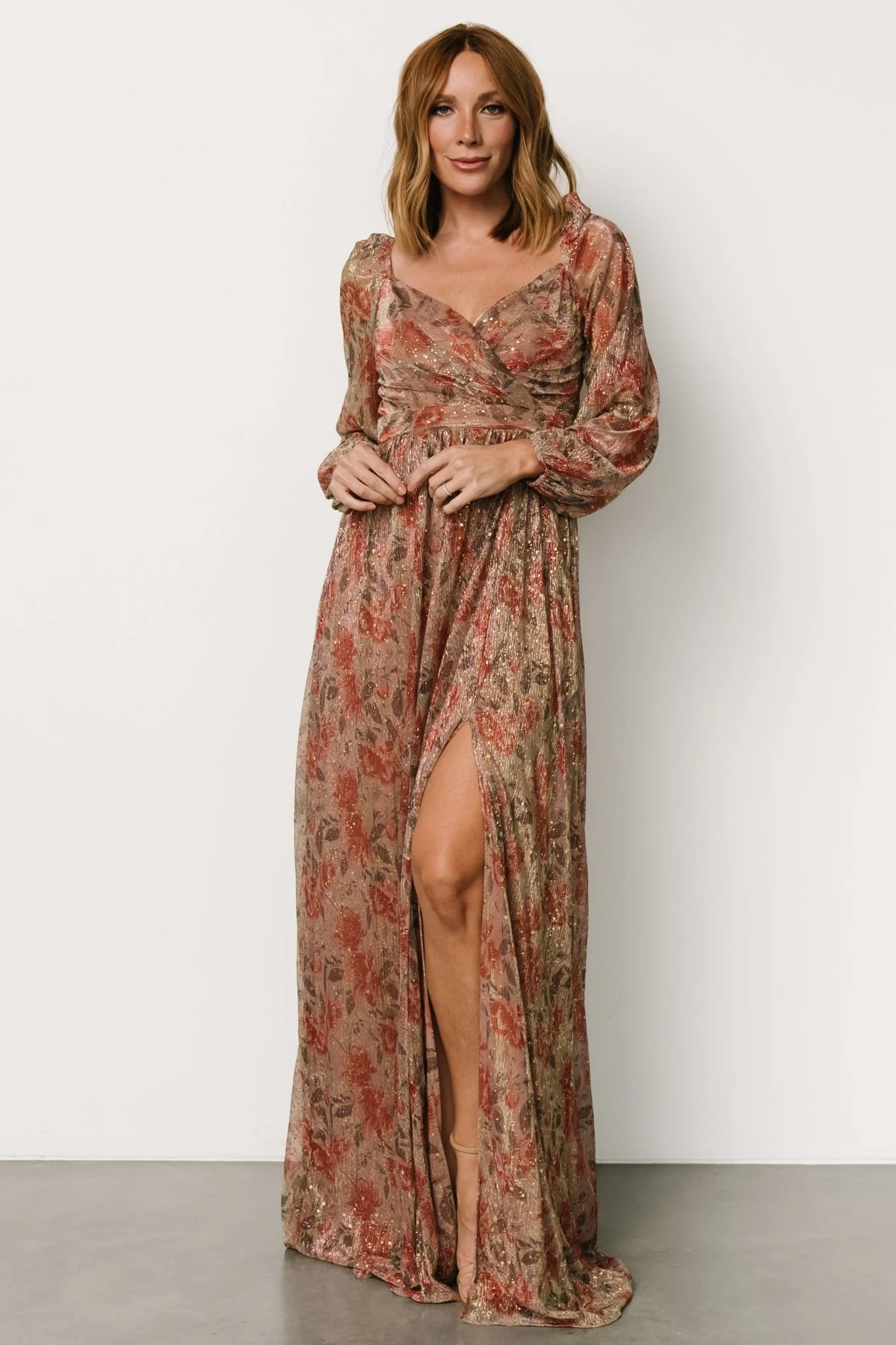 Kirsi Maxi Dress | Rose Floral - Meetpaco