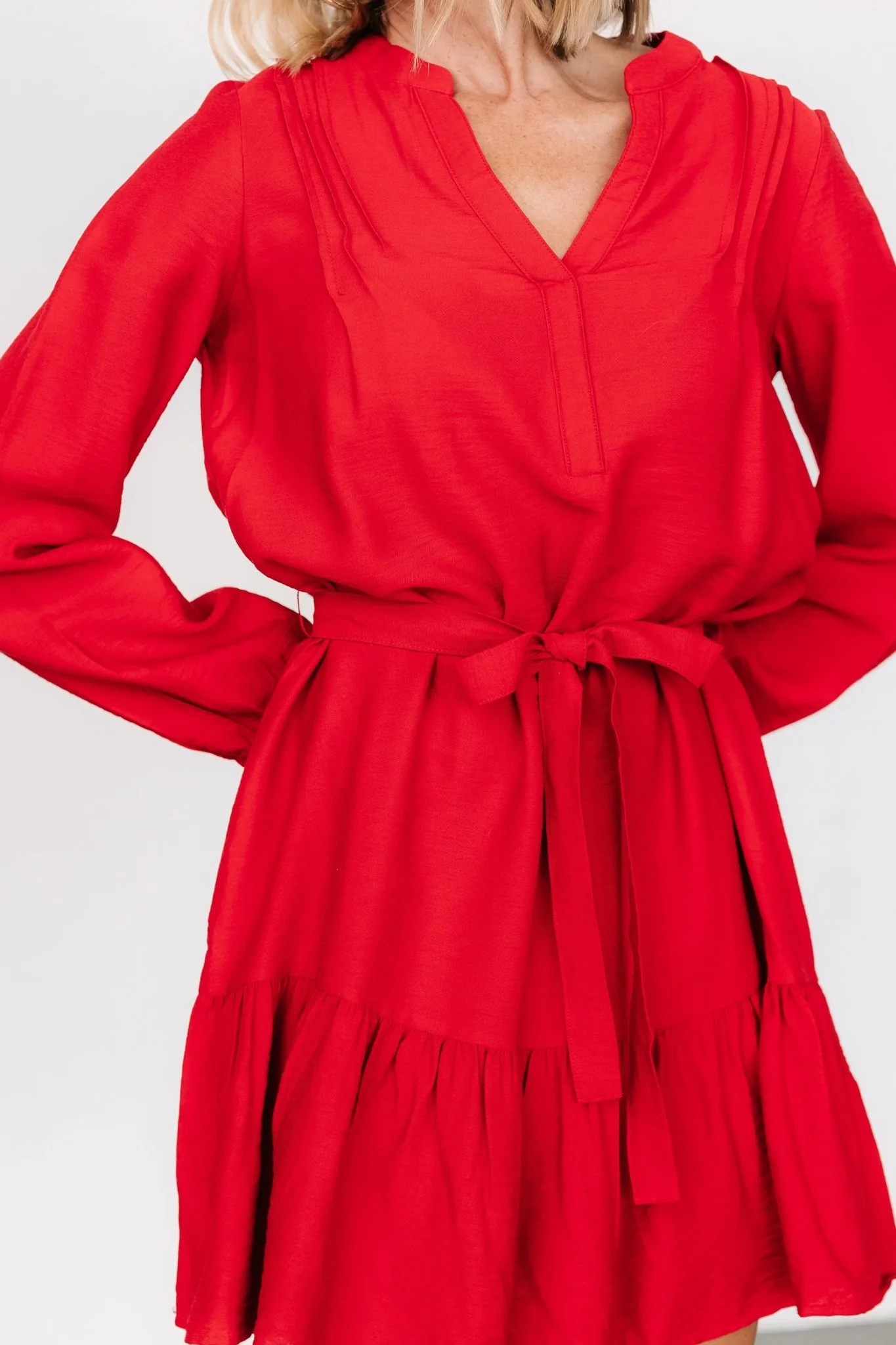 Fuji Short Dress | Red - Meetpaco