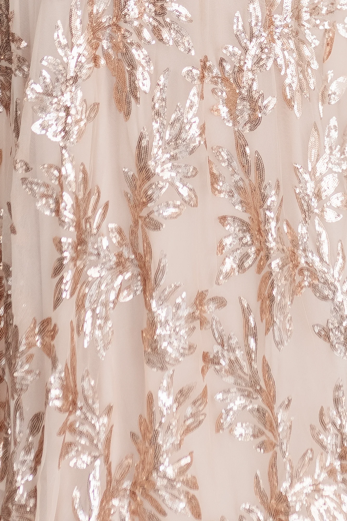 Fabric Swatch - Muse Sequin | Rose Gold - Meetpaco