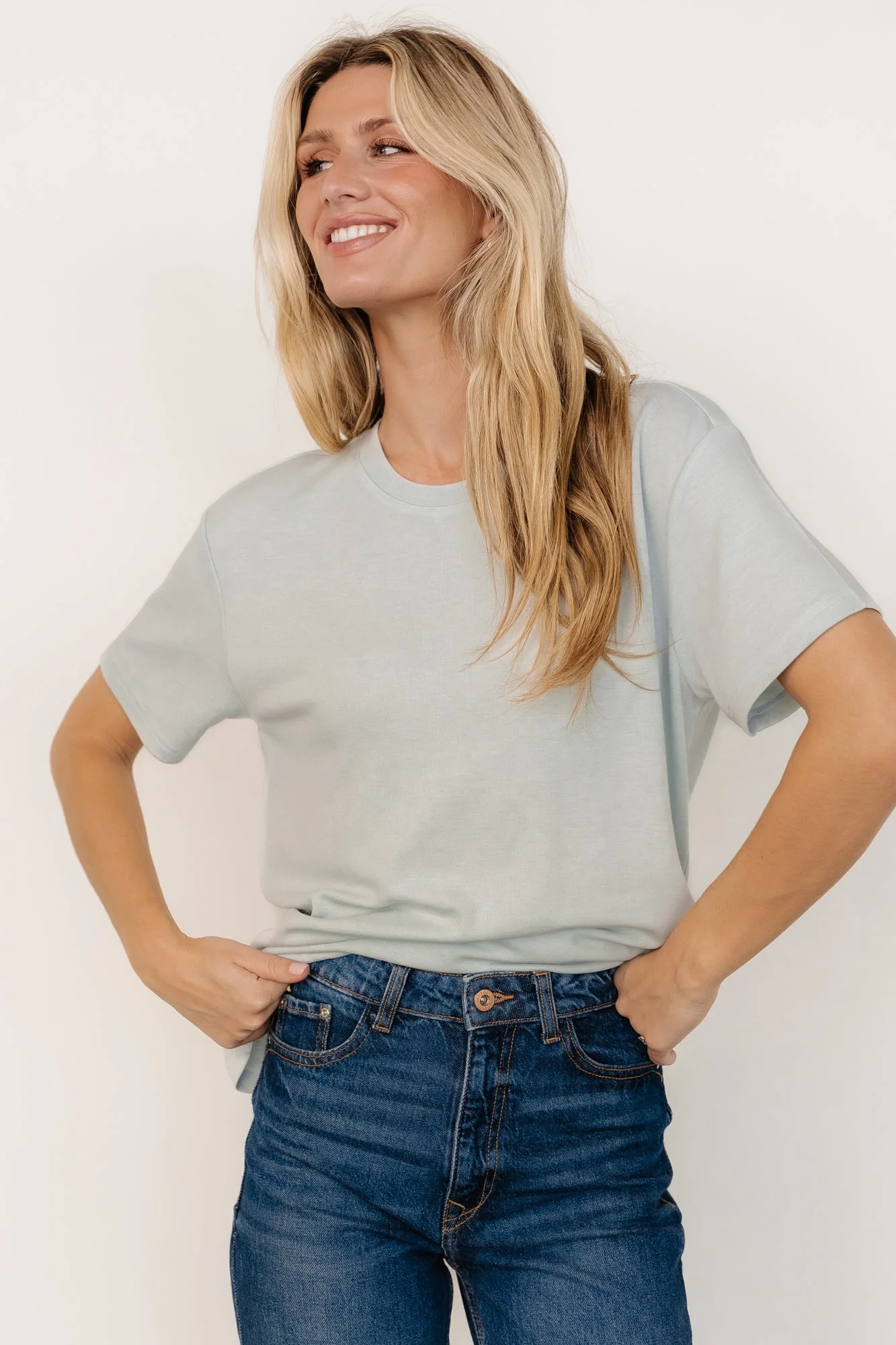Elliot Relaxed Tee | Pale Mint - Meetpaco